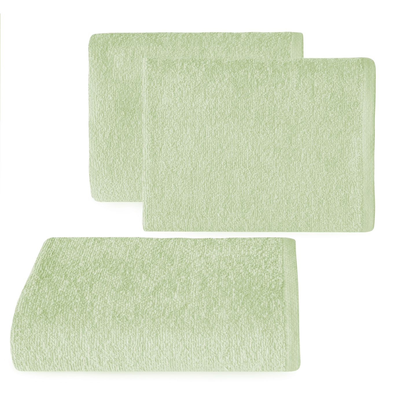 Ręcznik kąpielowy zielony z bawełny Eurofirany