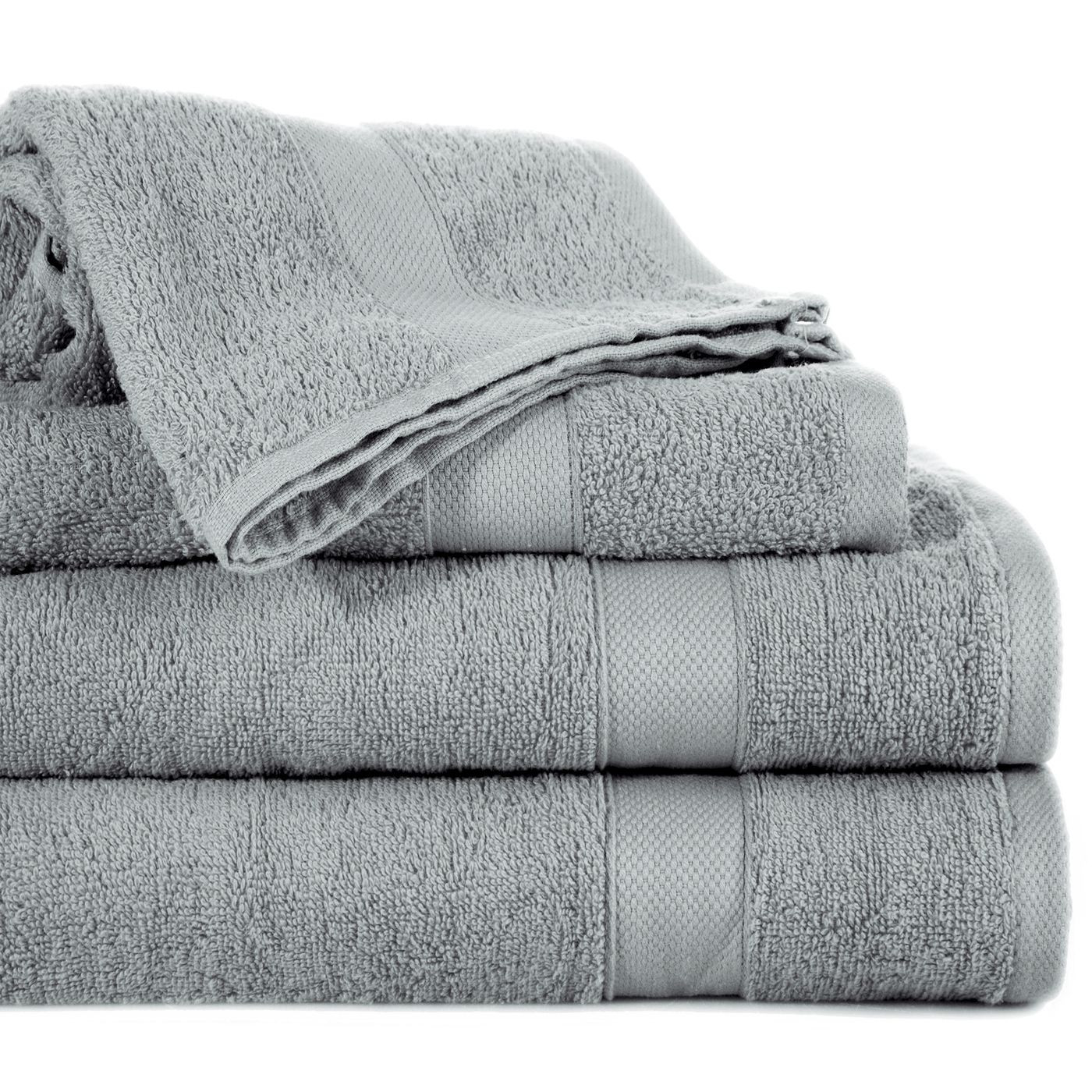 Miękki chłonny ręcznik kąpielowy stalowy 50x90