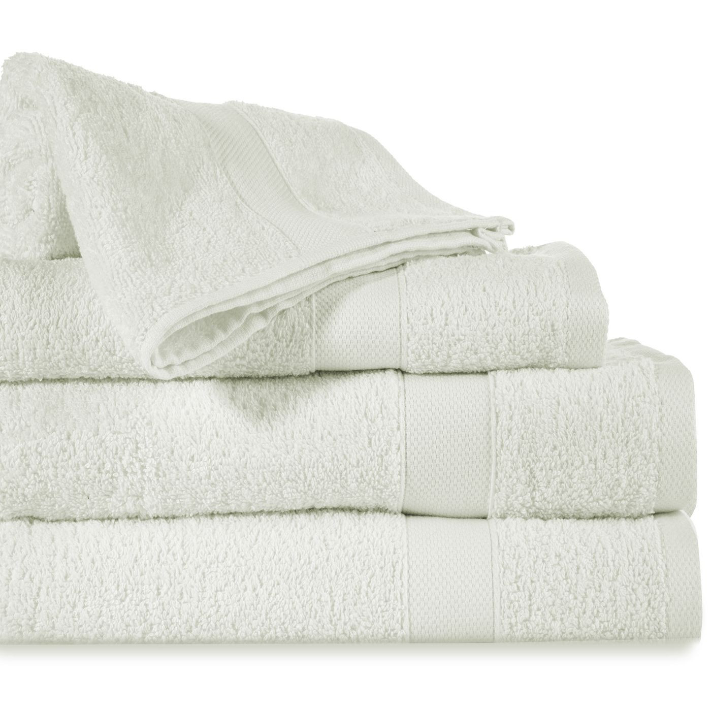Miękki chłonny ręcznik kąpielowy kremowy 70x140