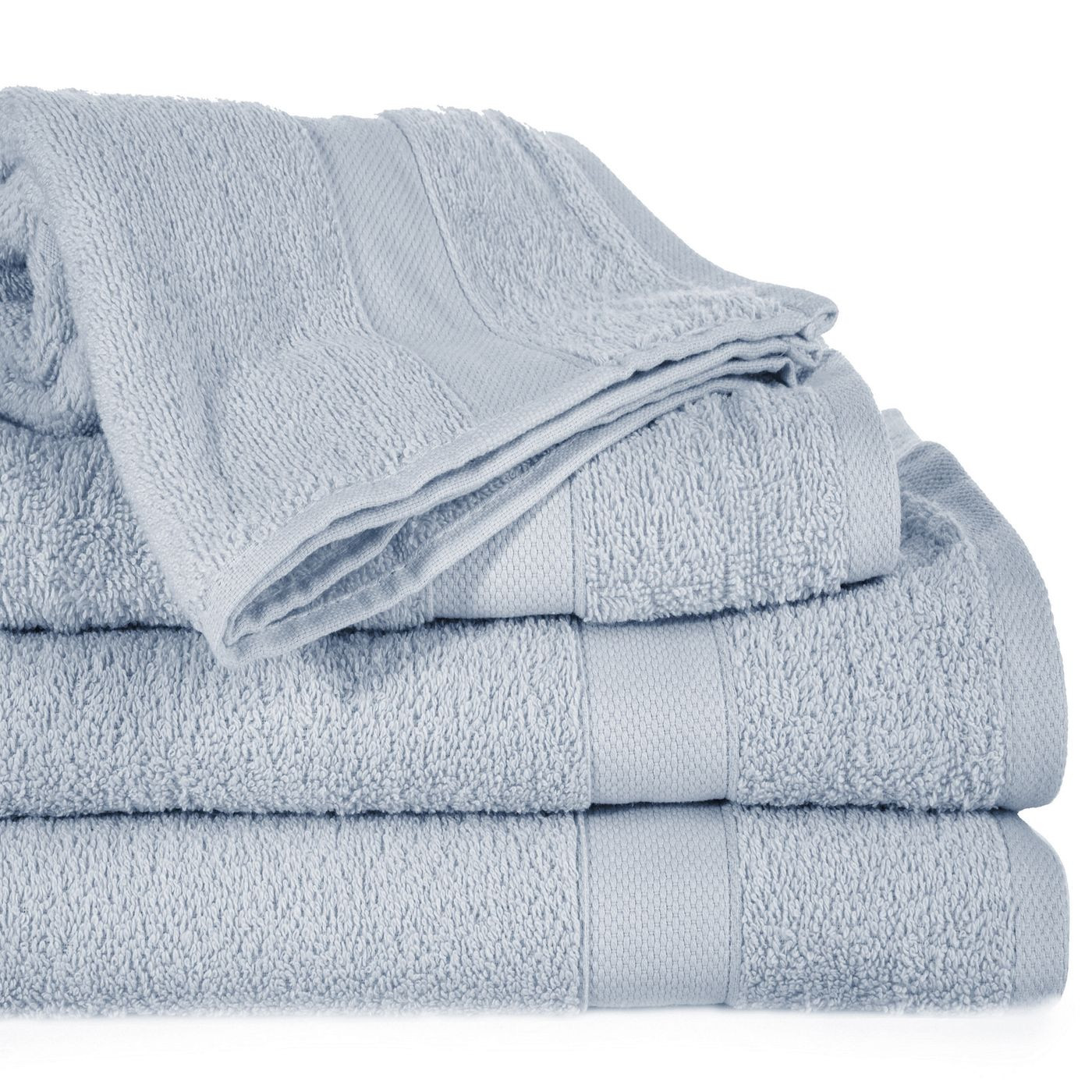 Miękki chłonny ręcznik kąpielowy srebrny 50x90