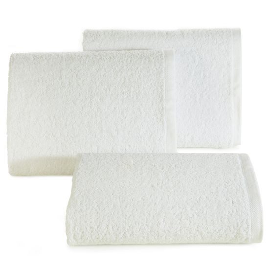 Ręcznik biały z bawełny Eurofirany - 30 x 50 cm - biały