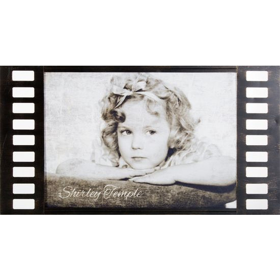 Obraz SHIRLEY czarno - biały Eurofirany - 60 x 1 x 30 cm - czarny