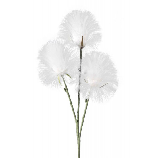 Sztuczny kwiat dekoracyjny biały Eurofirany - 86 cm - biały
