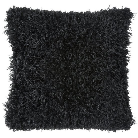 Poszewka dekoracyjna na poduszkę 45 x 45 kolor czarny - 45 X 45 cm