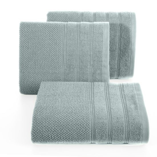 Bawełniany ręcznik kąpielowy frote miętowy 70x140 - 70 X 140 cm - miętowy