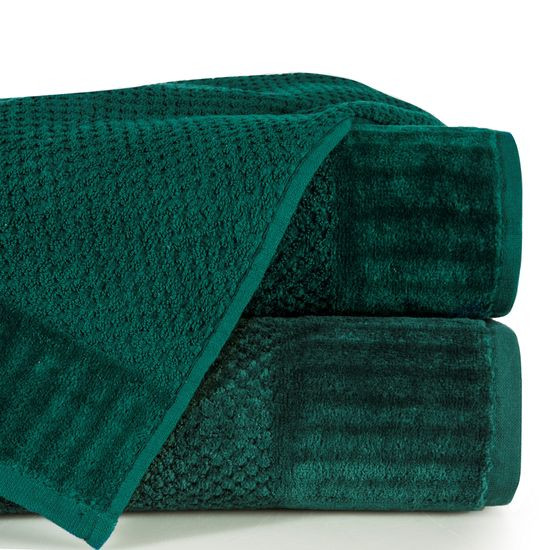 Ręcznik Mike Eurofirany Premium 70x140 ciemnozielony - 70 X 140 cm - butelkowy zielony