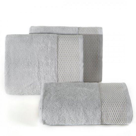 Ręcznik Mika Eurofirany Premium - 50 x 90 cm - srebrny