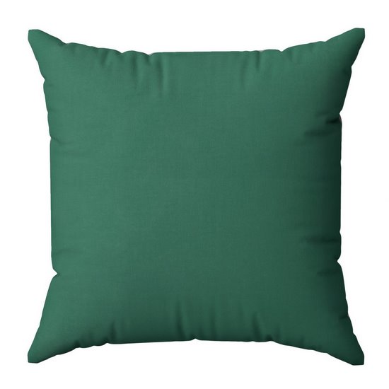 Poszewka na poduszkę jasiek Nova 1 ciemna zielona z satyny bawełnianej 40x40 cm Eurofirany - 40 x 40 cm - ciemnozielony