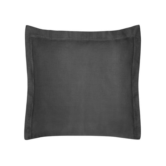 NOVA COLOUR bawełniana poszewka na poduszkę Eurofirany - 40 x 40 cm - czarny