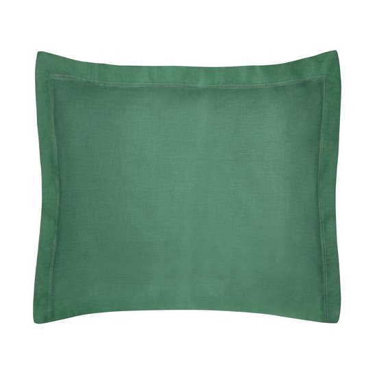NOVA COLOUR bawełniana poszewka na poduszkę Eurofirany - 50 x 70 cm - butelkowy zielony