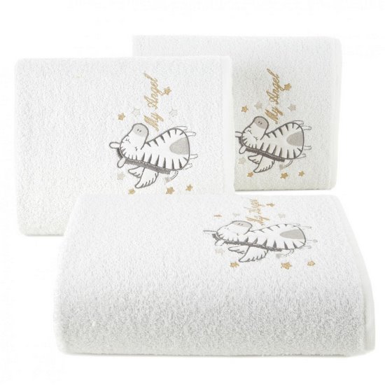 BABY 35 bawełniany ręcznik dla dziecka Eurofirany - 50 x 90 cm - biały