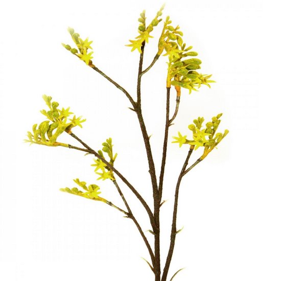 KROKOSIMIA kwiat sztuczny dekoracyjny Eurofirany - 75 cm - żółty