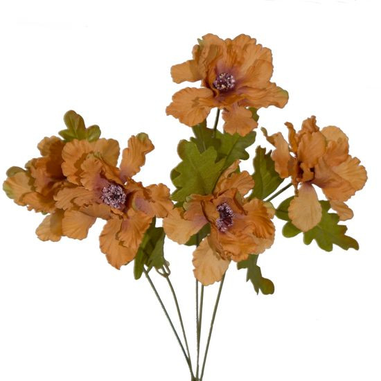 Sztuczny kwiat dekoracyjny pomarańczowy Eurofirany - ∅ 7 x 39 cm - pomarańczowy