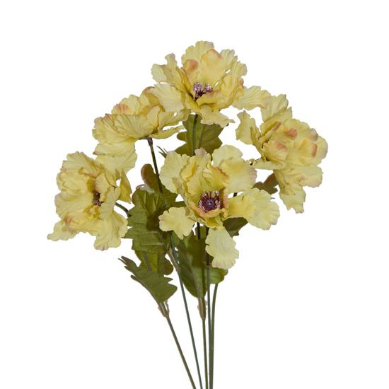 Sztuczny kwiat dekoracyjny żółty Eurofirany - ∅ 7 x 39 cm - żółty