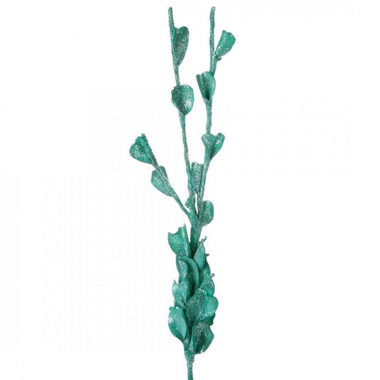 Sztuczny kwiat dekoracyjny turkusowy Eurofirany - 112 cm - turkusowy