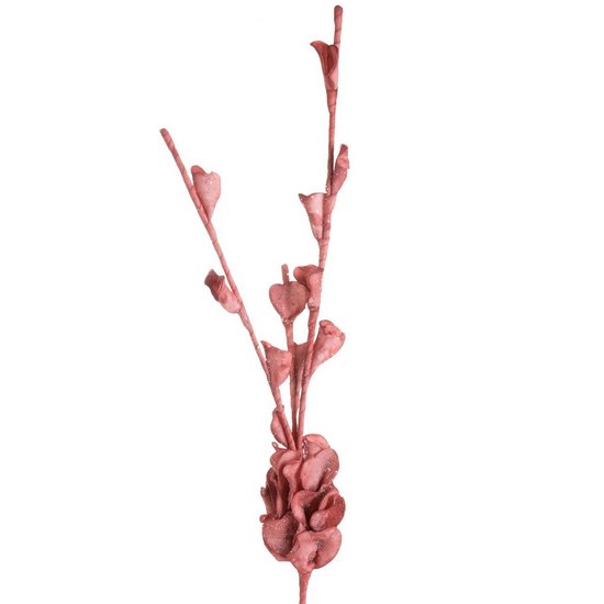 Sztuczny kwiat dekoracyjny różowy Eurofirany - 112 cm - różowy