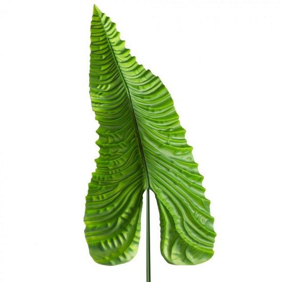 Liść dekoracyjny botaniczny zielony Eurofirany - 107 cm - zielony