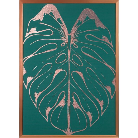 Obraz zielony SALVIA 5 drukowany z motywem geometrycznym Limited Collection Eurofirany - 53 x 73 cm