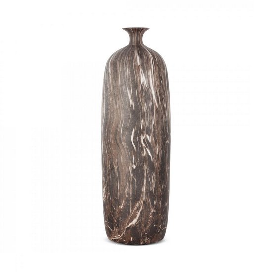 MARIKA DEKORACYJNY WAZON Z DOLOMITU W STYLU EKO 13x52 cm EUROFIRANY MARIKA DEKORACYJNY WAZON Z DOLOMITU W STYLU EKO 13x52 cm EUROFIRANY - 13 X 13 X 52 cm