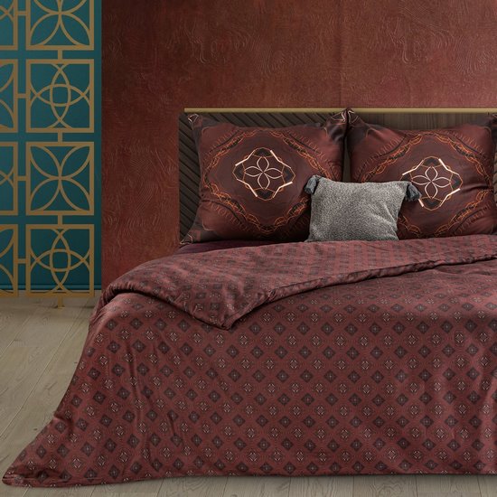 MOROCCO 2 pościel z makosatyny z orientalnym wzorem 160x200 cm TERRA COLLECTION Eurofirany MOROCCO 2 pościel z makosatyny z orientalnym wzorem 160x200 cm TERRA COLLECTION Eurofirany - 160 x 200 cm