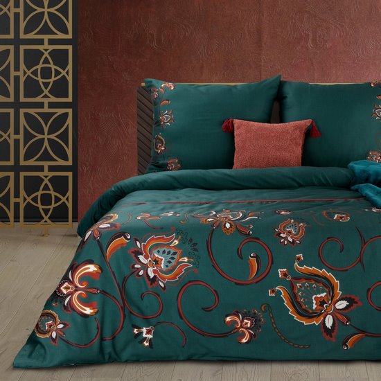 MOROCCO 3 pościel z makosatyny z orientalnym wzorem 160x200 cm TERRA COLLECTION Eurofirany MOROCCO 3 pościel z makosatyny z orientalnym wzorem 160x200 cm TERRA COLLECTION Eurofirany - 160 x 200 cm