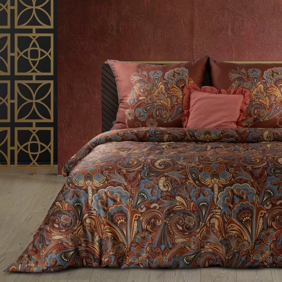 MOROCCO 4 pościel z makosatyny z orientalnym wzorem 160x200 cm TERRA COLLECTION Eurofirany MOROCCO 4 pościel z makosatyny z orientalnym wzorem 160x200 cm TERRA COLLECTION Eurofirany - 160 x 200 cm