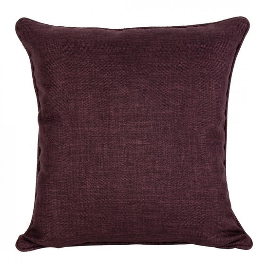 Poszewka dekoracyjna bordowa AVINION z dekoracyjną lamówką 50x50 cm Terra Collection Eurofirany Poszewka dekoracyjna bordowa AVINION z dekoracyjną lamówką 50x50 cm Terra Collection Eurofirany - 50 x 50 cm