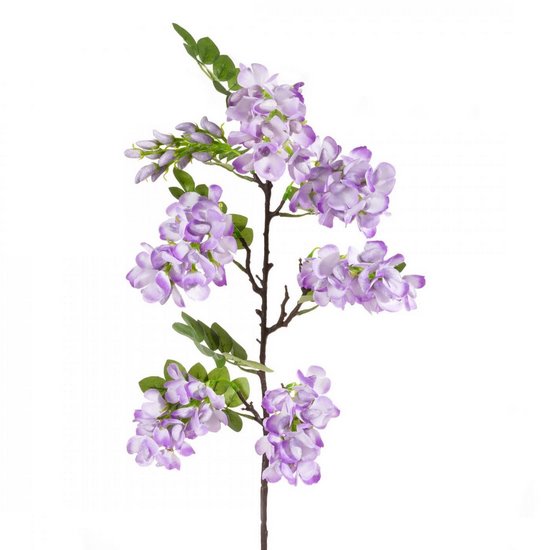 Sztuczny kwiat dekoracyjny ROBINIA AKACJOWA fioletowy Eurofirany - 85 cm - fioletowy