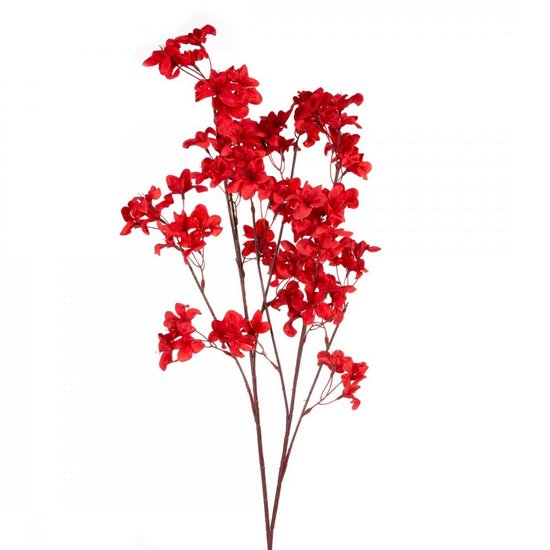 Sztuczny kwiat dekoracyjny czerwony Eurofirany - ∅ 4 x 97 cm - czerwony