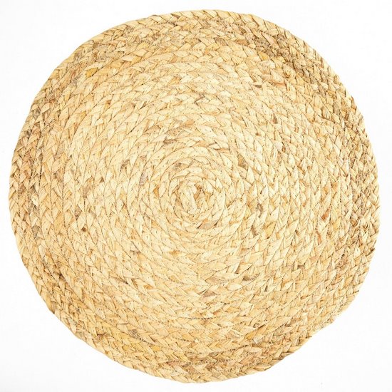 Boho 6 biodegradowalna podkładka stołowa z liści kukurydzy 38 cm Eurofirany Boho 6 biodegradowalna podkładka stołowa z liści kukurydzy 38 cm Eurofirany - ∅ 38 cm