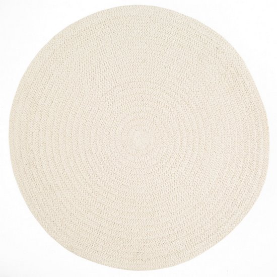 Podkładka stołowa beżowa MILLY o strukturze szenilu 38 cm Eurofirany Podkładka stołowa beżowa MILLY o strukturze szenilu 38 cm Eurofirany - ∅ 38 cm