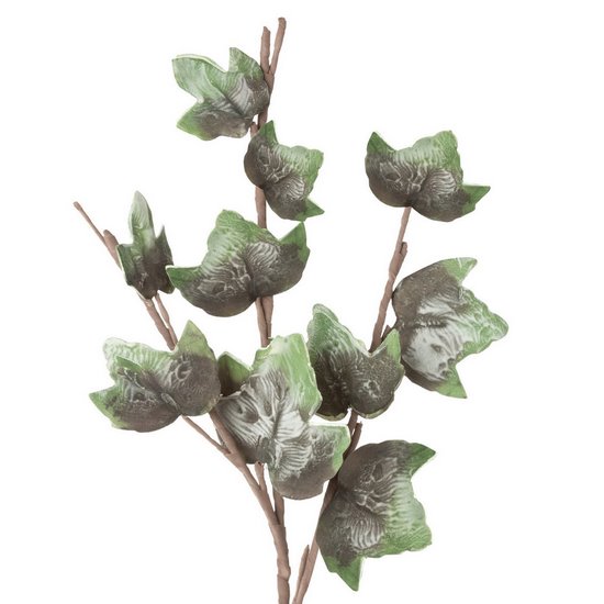 Gałązka sztuczna dekoracyjna z zielonymi liśćmi Eurofirany - 95 cm - zielony