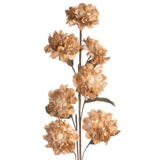 Kwiat sztuczny dekoracyjny jasno brązowy Eurofirany - ∅ 11 x 97 cm - jasnobrązowy