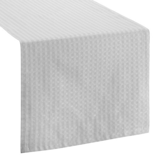FLASH 1 SREBRNY BIEŻNIK ZE WZOREM KRATKI I BŁYSZCZĄCĄ NITKĄ 40x140 cm EUROFIRANY FLASH 1 SREBRNY BIEŻNIK ZE WZOREM KRATKI I BŁYSZCZĄCĄ NITKĄ 40x140 cm EUROFIRANY - 40 x 140 cm