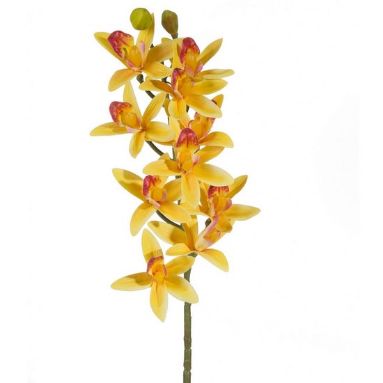 Sztuczny kwiat dekoracyjny STORCZYK żółty Eurofirany - ∅ 10 x 76 cm - żółty