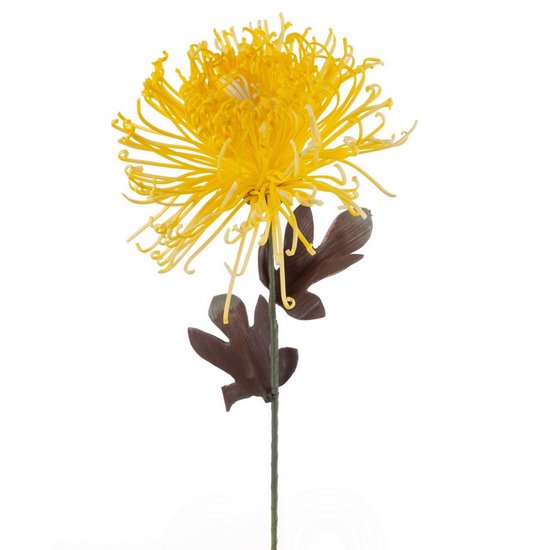 Sztuczny kwiat dekoracyjny żółty Eurofirany - 77 cm - żółty