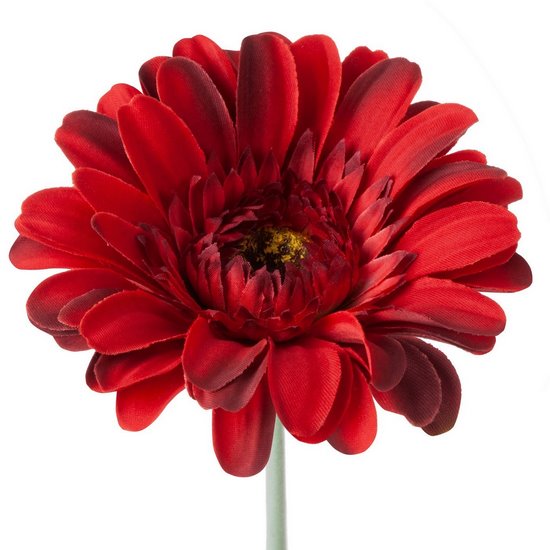 Kwiat sztuczny dekoracyjny GERBER czerwony Eurofirany - ∅ 12 x 55 cm - czerwony