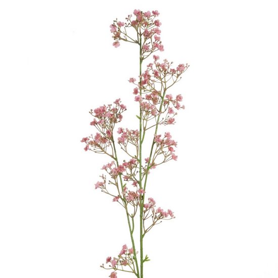Kwiat sztuczny dekoracyjny GIPSÓWKA WIECHOWATA różowa Eurofirany - 105 cm - różowy