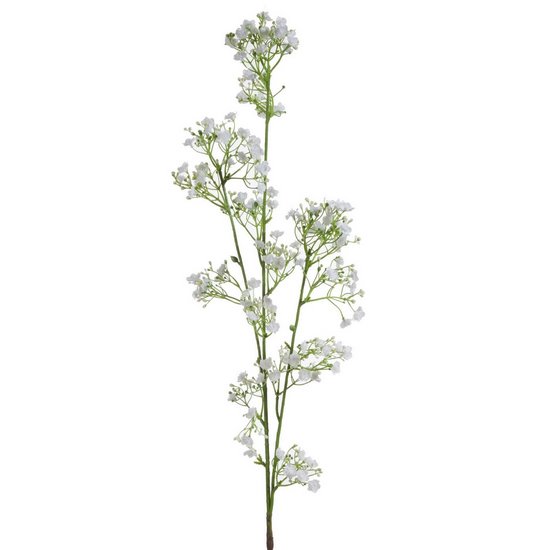 Kwiat sztuczny dekoracyjny GIPSÓWKA WIECHOWATA biała Eurofirany - 105 cm - biały