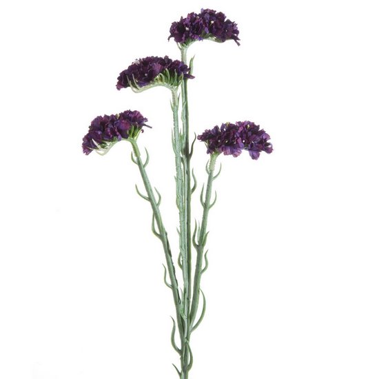 Kwiat sztuczny dekoracyjny ZATRWIAN fioletowy Eurofirany - 64 cm - fioletowy