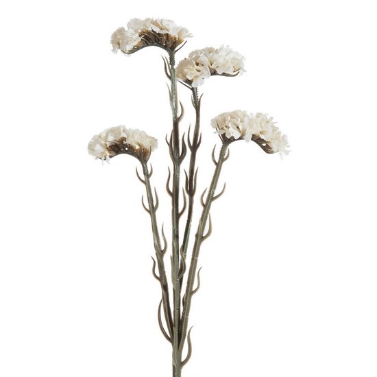 Kwiat sztuczny dekoracyjny ZATRWIAN kremowy Eurofirany - 64 cm - kremowy