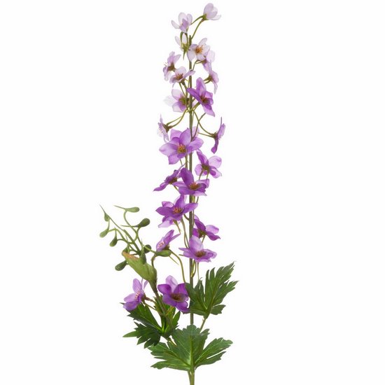 Kwiat sztuczny dekoracyjny OSTRÓŻKA fioletowy Eurofirany - 80 cm - fioletowy