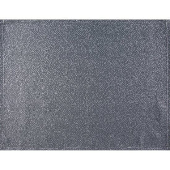 Komplet 4 szt. serwetek EDNA zdobiony subtelnie błyszczącym wzorem, PLAMOODPORNE Eurofirany - 30 x 40 cm - stalowy