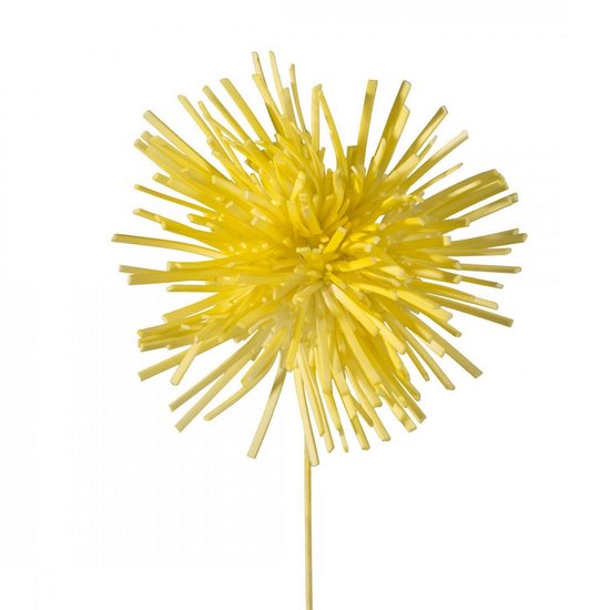Sztuczny kwiat dekoracyjny żółty Eurofirany - ∅ 22 x 43 cm - żółty