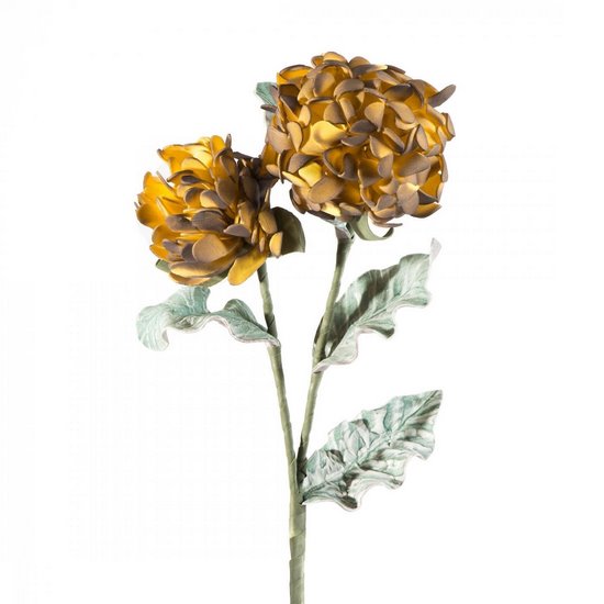 Żółty sztuczny kwiat 73cm Eurofirany - ∅ 18 x 73 cm - żółty