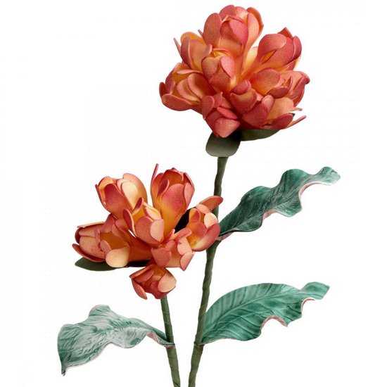 Różowy sztuczny kwiat 73cm Eurofirany - ∅ 18 x 73 cm - różowy