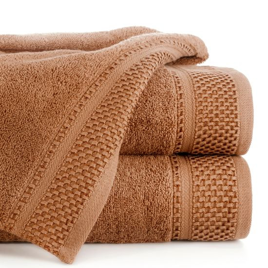 Ręcznik łazienkowy Carlo Eurofirany Premium - 50 x 90 cm - pomarańczowy