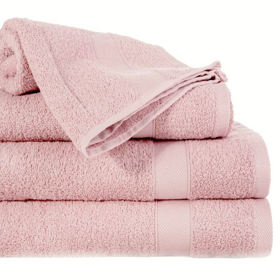Miękki chłonny ręcznik kąpielowy liliowy 50x90 - 50 X 90 cm - liliowy