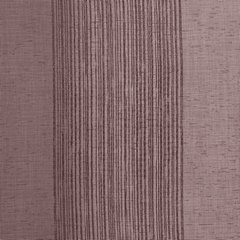 Firana dekoracyjna brązowa w pionowe paski 140x250 cm na przelotkach Eurofirany - 140 x 250 cm - brązowy 3