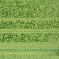 Ręcznik z bawełny z ozdobnym stebnowaniem 30x50cm - 30 X 50 cm - zielony 4
